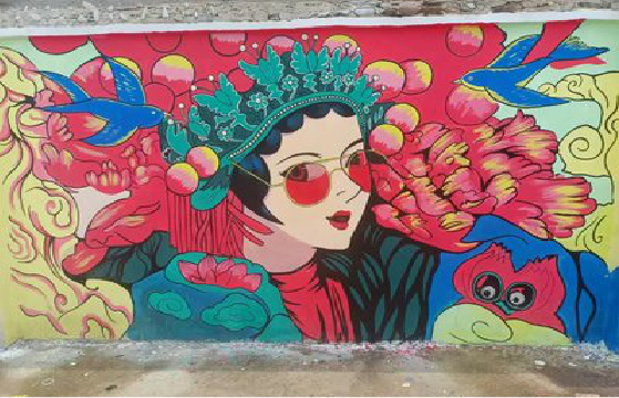 绥阳墙体彩绘-网红墙