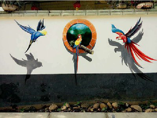 绥阳视觉错位-3D墙绘设计