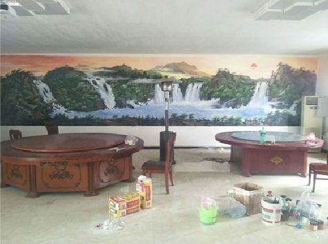 绥阳墙绘-写实风景