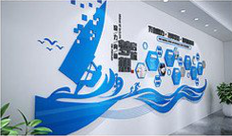 绥阳海浪主题文化墙如何设计？