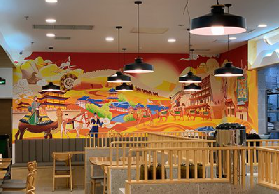 绥阳商业空间彩绘介绍。