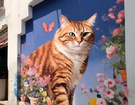 绥阳自己绘制有个性的手绘墙