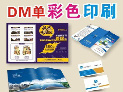 绥阳单页印刷，色彩搭配简单。