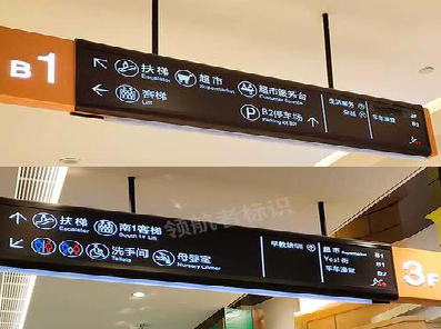 绥阳如何通过商场标识牌引导客流分布？