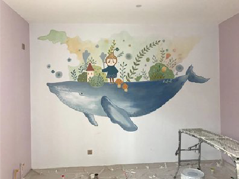 绥阳手绘墙的特点及优势。